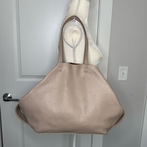 Zara Basic Collection large slouchy triangle shaped shoulder bag